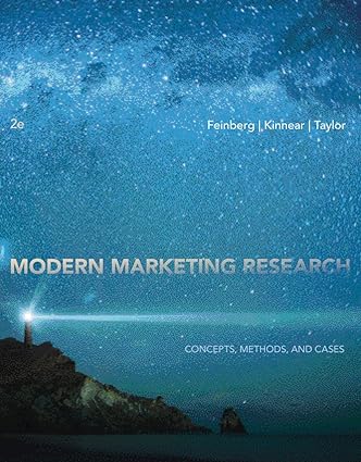 Modern Marketing Research: Concepts, Methods, and Cases - Scannned Pdf with Ocr